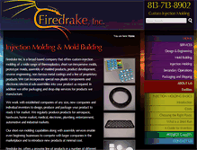 Tablet Screenshot of firedrakeinc.com